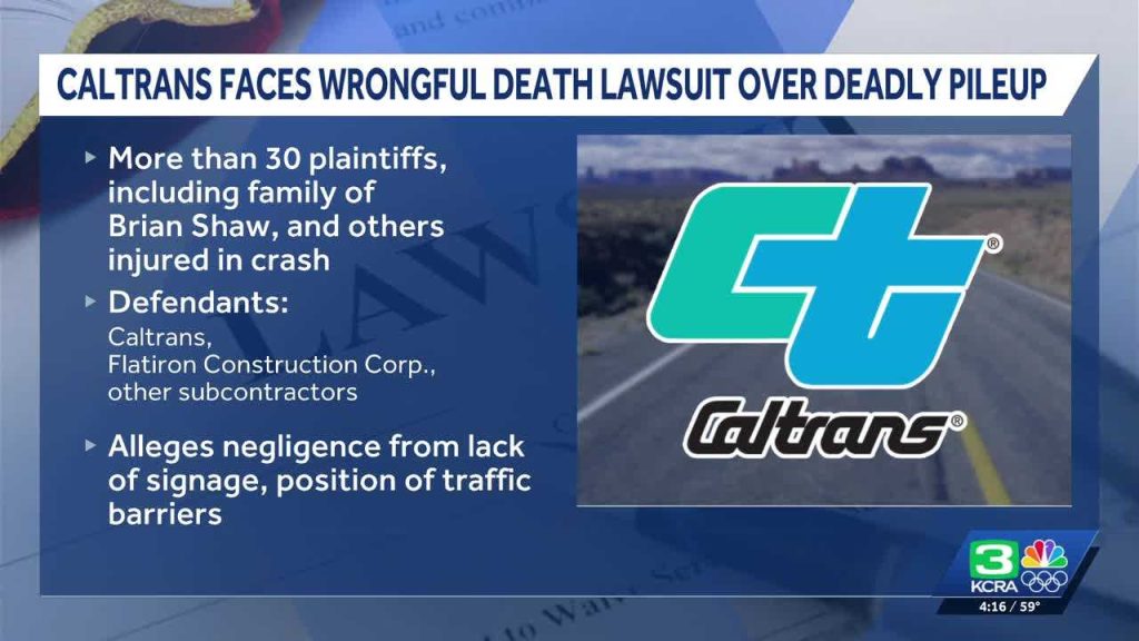 Caltrans faces lawsuit over deadly Highway 50 crash