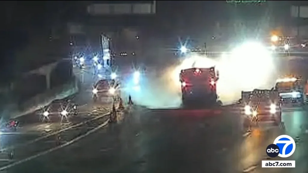 Deadly wrong-way crash shuts down southbound 215 Freeway in Riverside