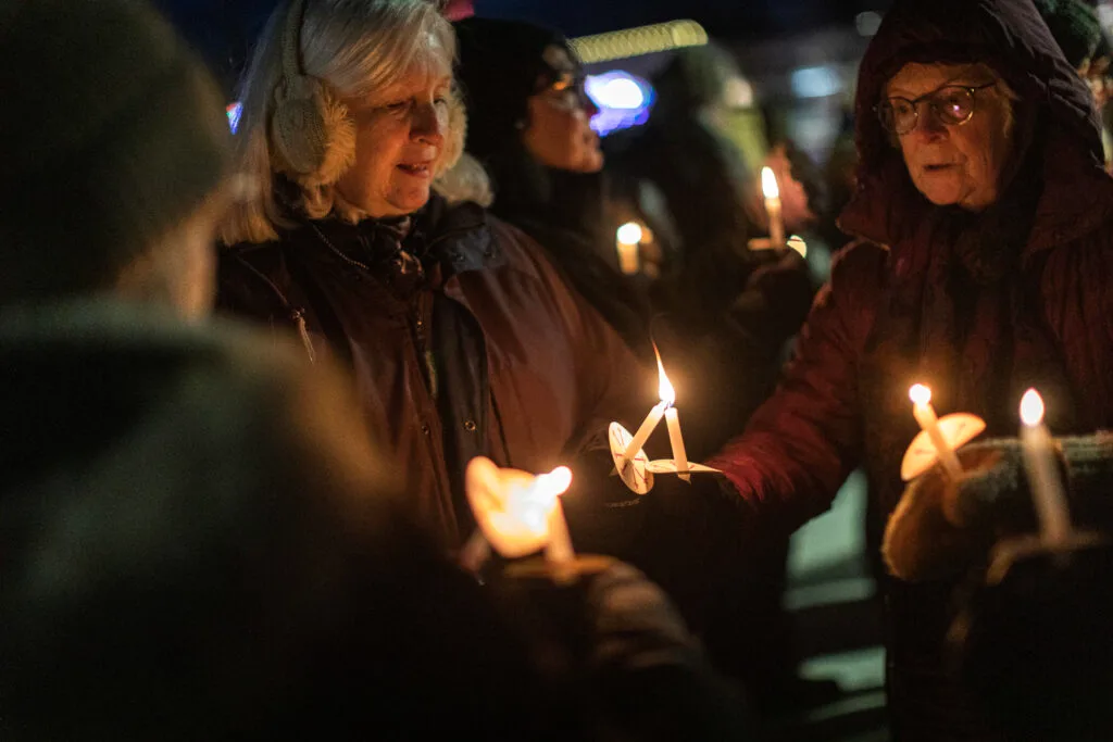 Brighton vigil honors Renee Good, killed by ICE agent, as protests spread statewide