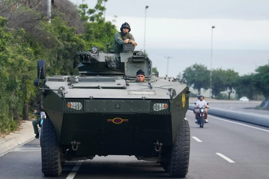 Venezuela’s capital Caracas is unusually quiet with stores and gas stations closed, a day after Maduro was deposed by U.S.