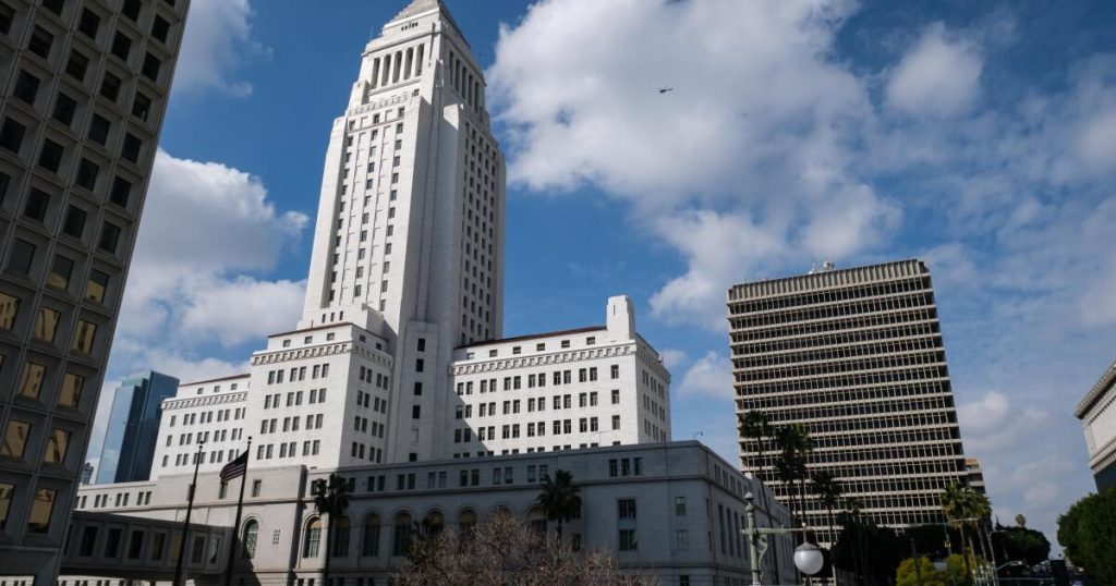 L.A. City Hall rotunda, windows, menorah display damaged in New Year’s Day break-in