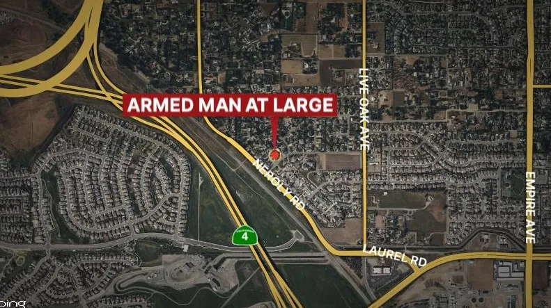 Armed man at large in Oakley, residents advised to stay inside