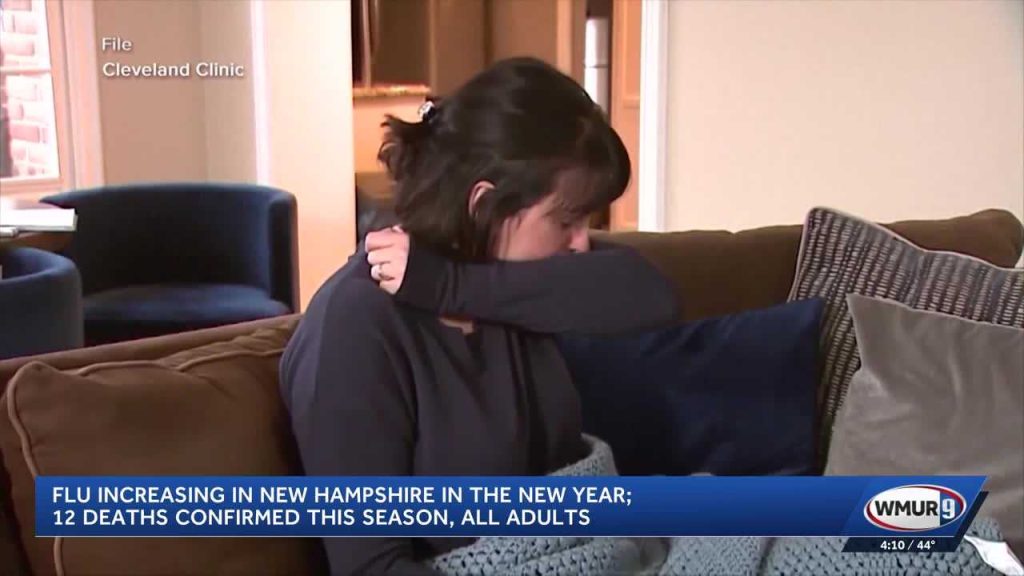 Flu cases continue to rise as New Hampshire records 12 deaths so far this season