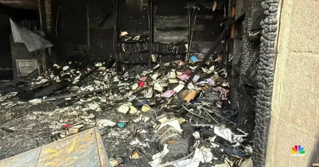 Suspect charged with arson after lighting synagogue on fire