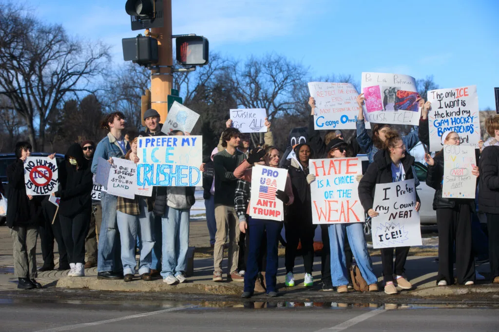 North Dakotans protest in response to fatal Minnesota ICE shooting
