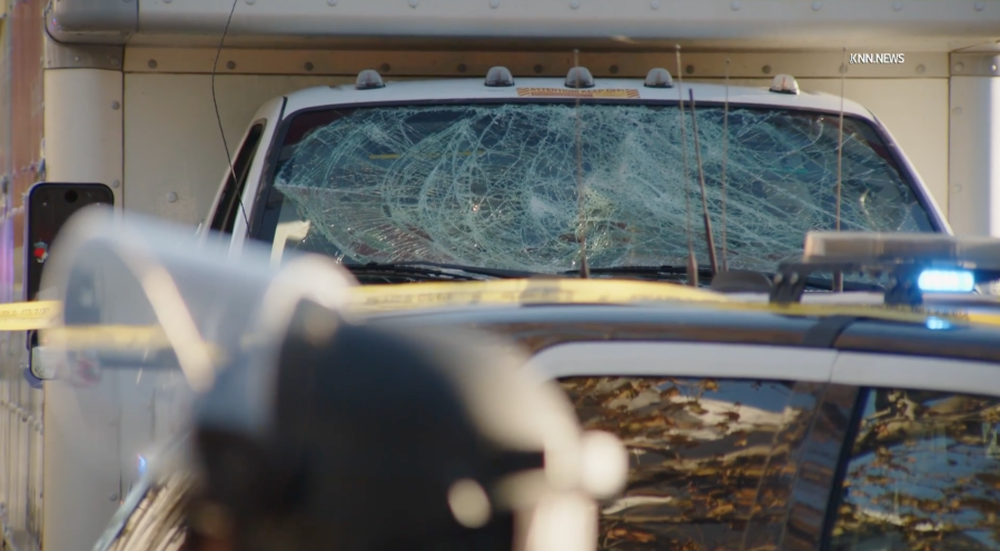 Several injured when U-Haul truck reportedly plows into demonstrators in Westwood