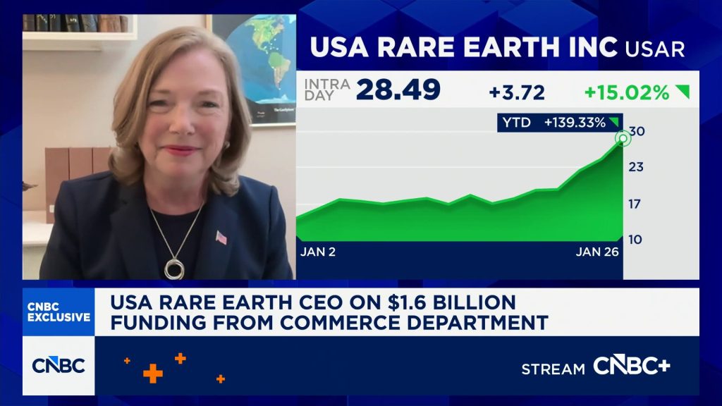 USA Rare Earth CEO breaks down $1.6B in funding from Commerce Department
-