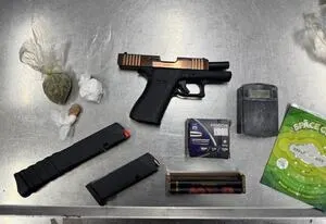 Felon arrested after police recover firearm, cocaine in Huntersville