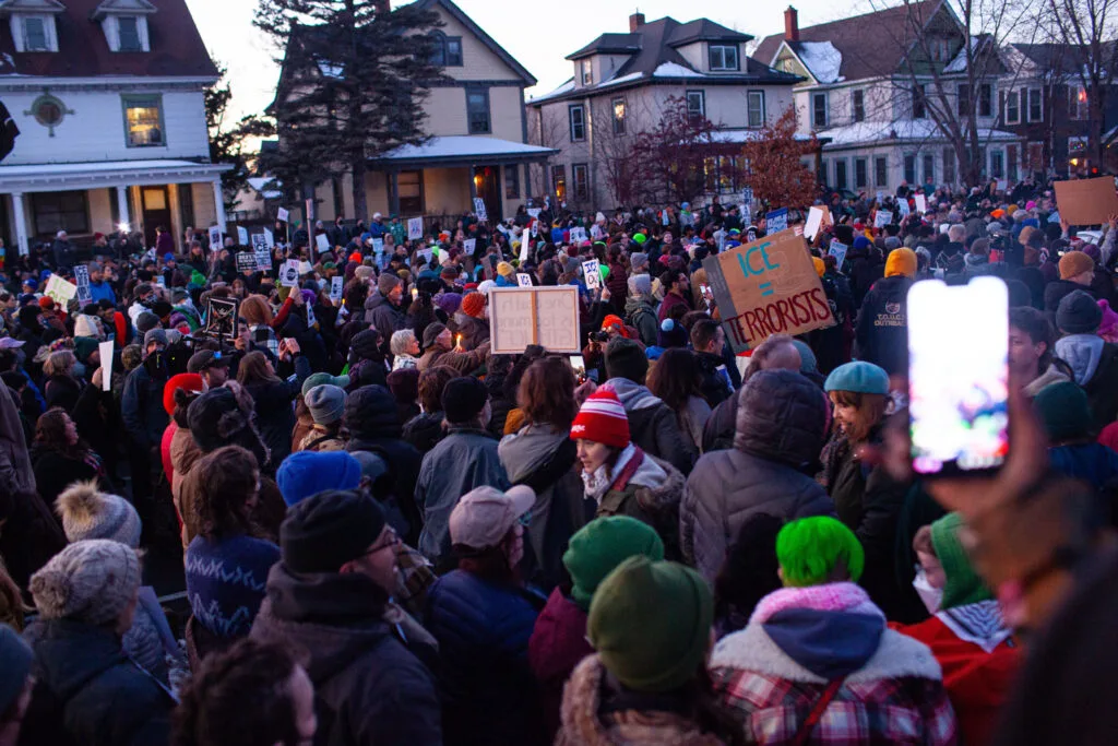 Vigil for Renee Nicole Good becomes a call to action against ICE