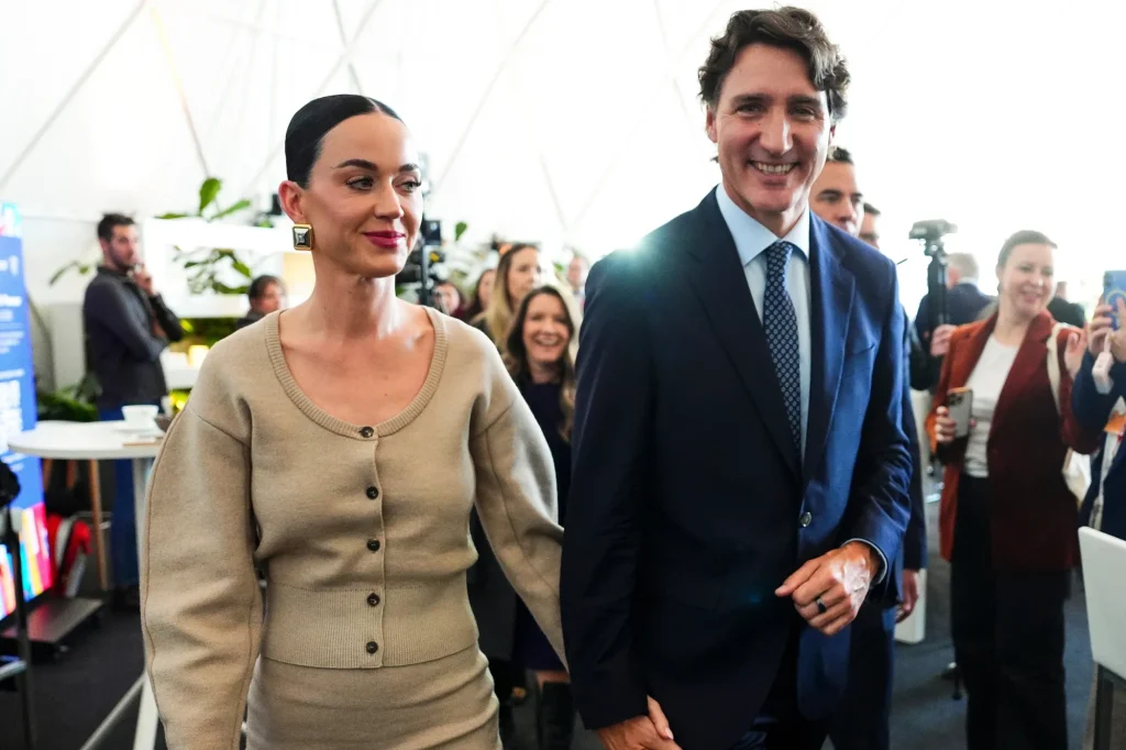 Katy Perry's chic transformation with Justin Trudeau in Davos