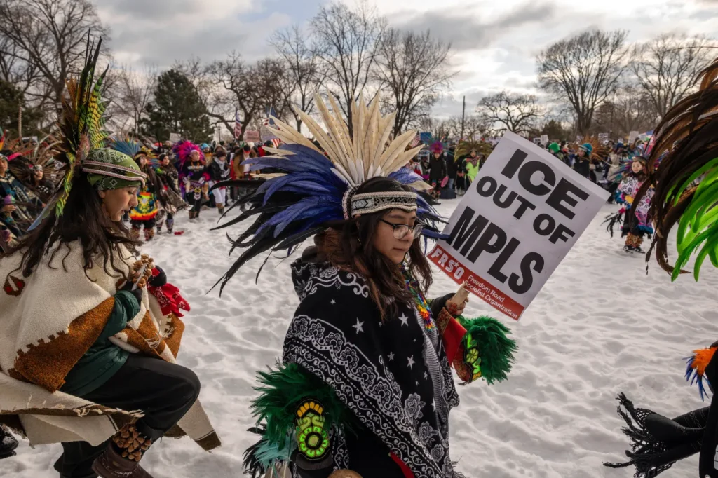 Page: ICE accused of profiling Native Americans. What a cruel irony.