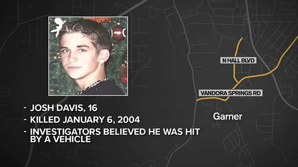 NC police department investigating Joshua Davis’ 22-year-old cold case as a homicide