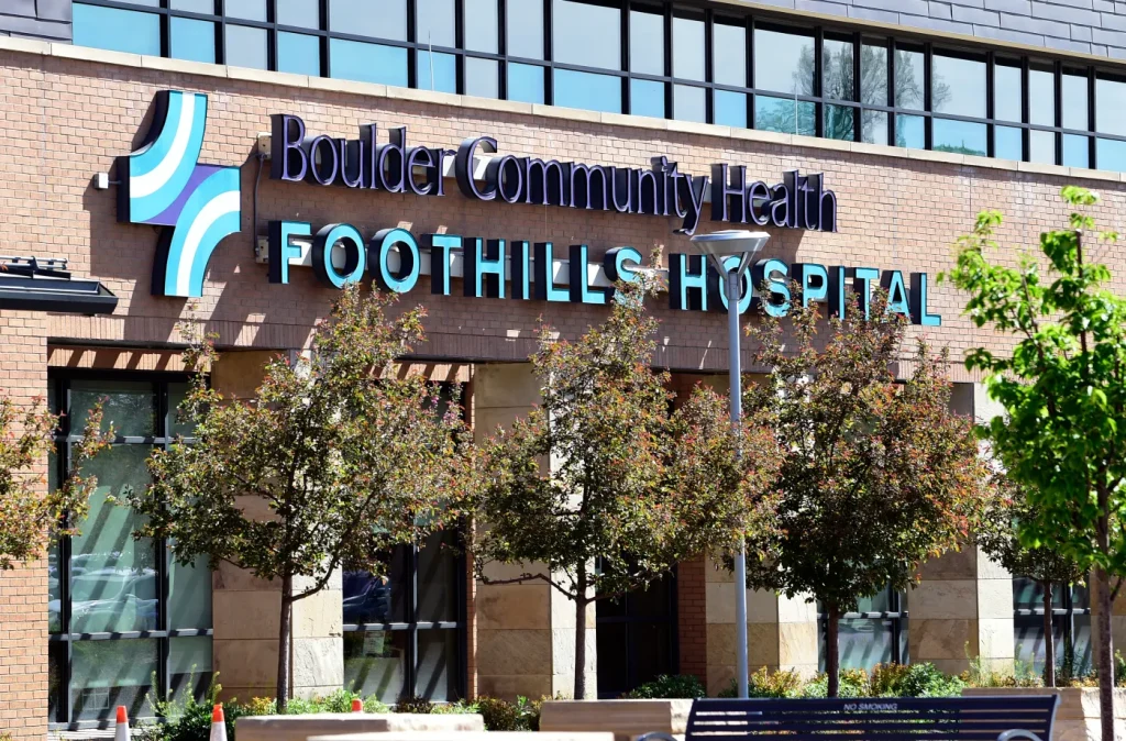 Hospital expansion at Boulder Community Health's location on Arapahoe Avenue