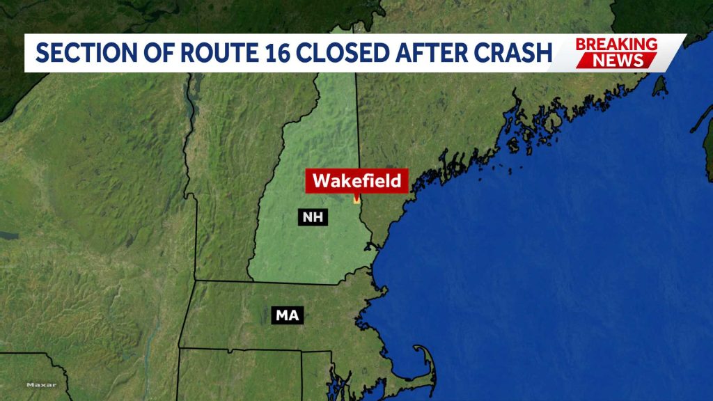 Portion of Route 16 closed in Wakefield after serious crash involving dump truck, another vehicle