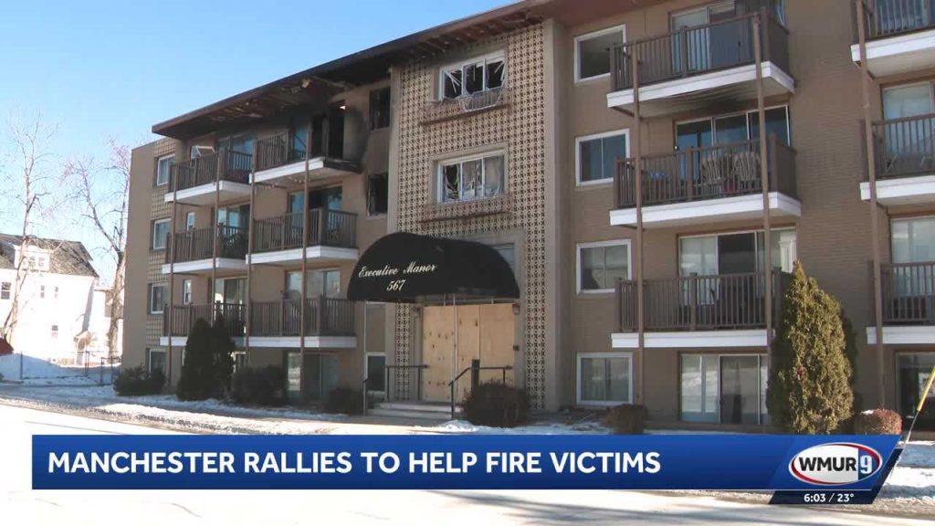 Dozens displaced by New Year’s Day fire in Manchester