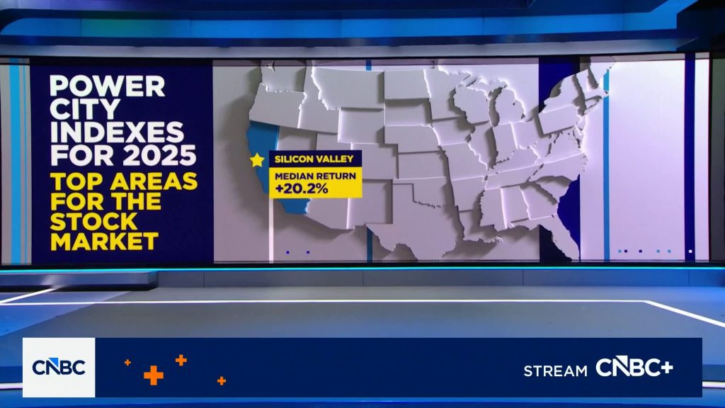 These were the top U.S. cities driving stock market returns in 2025