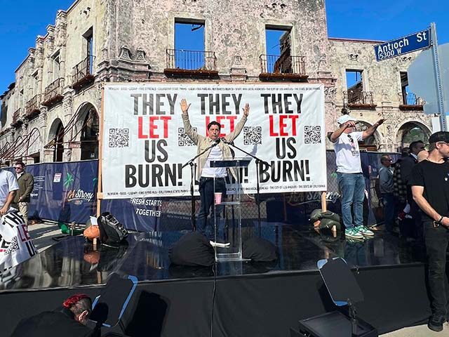 Palisades Fire Victims Condemn Newsom and Bass ‘Negligence’ at Anniversary Protest