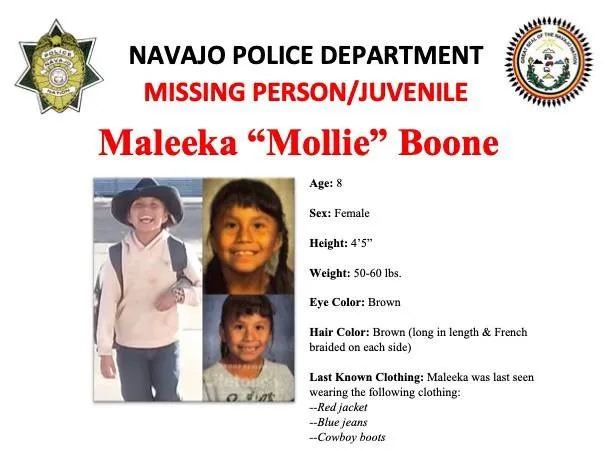 8-year-old girl found dead in tragic discovery from Navajo Nation