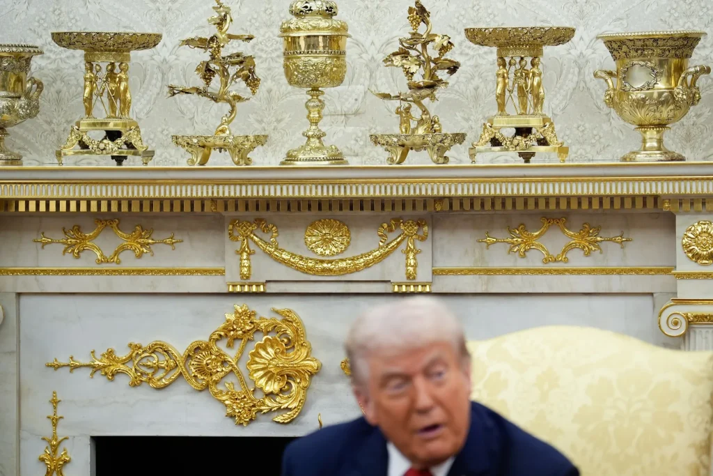 The Trump TACO trade is driving up the price of gold as central banks hoard bullion to hedge against the dollar