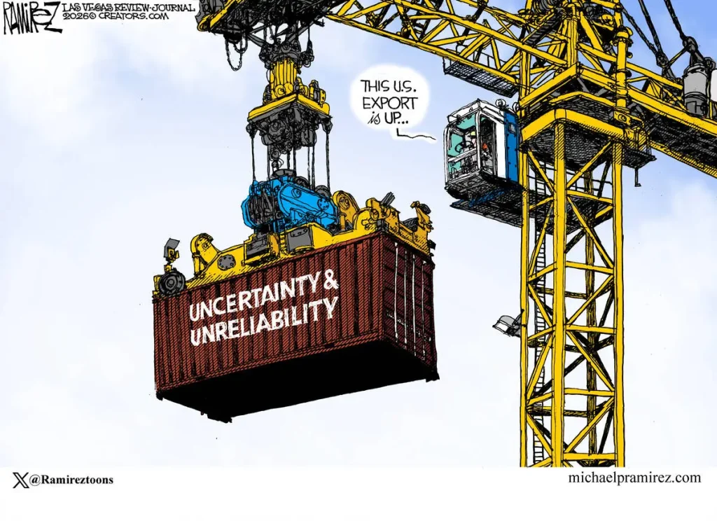 Cartoon: Trade deficit chaos