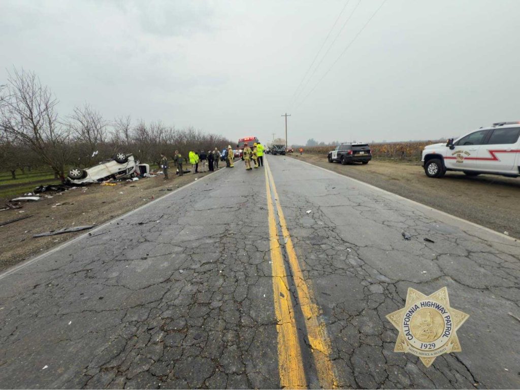 2 dead, 3 hurt in New Year’s Eve crash in Madera County; DUI suspected