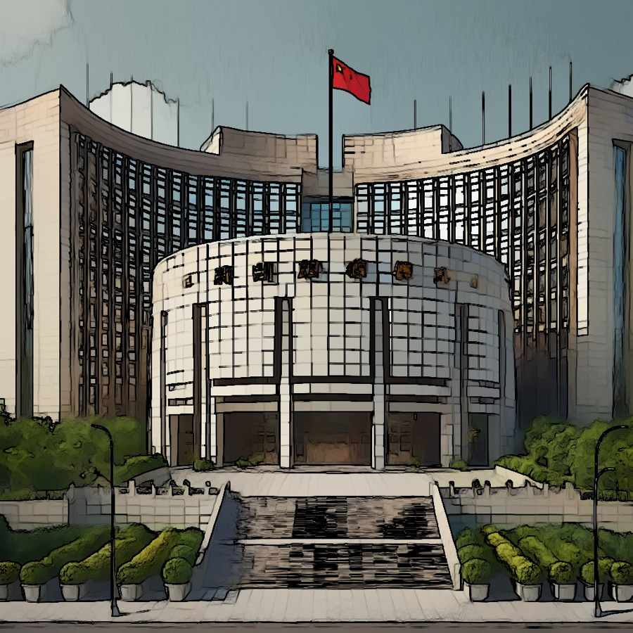 PBOC sets USD/ CNY central rate at 7.0103 (vs. estimate at 6.9734)