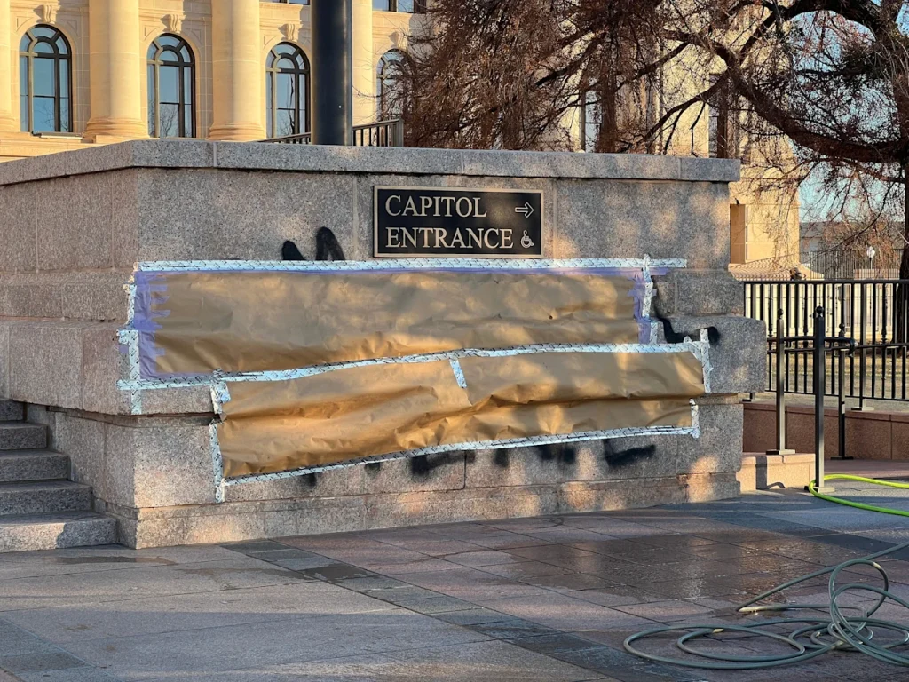 Oklahoma Capitol vandalized with anti-ICE graffiti: police