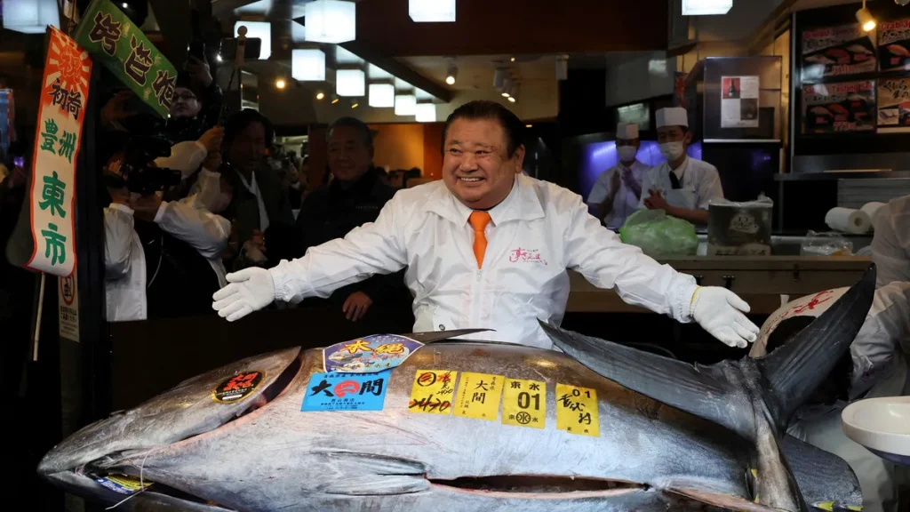 Japanese sushi chain drops $3.2 million on 535-pound bluefin tuna