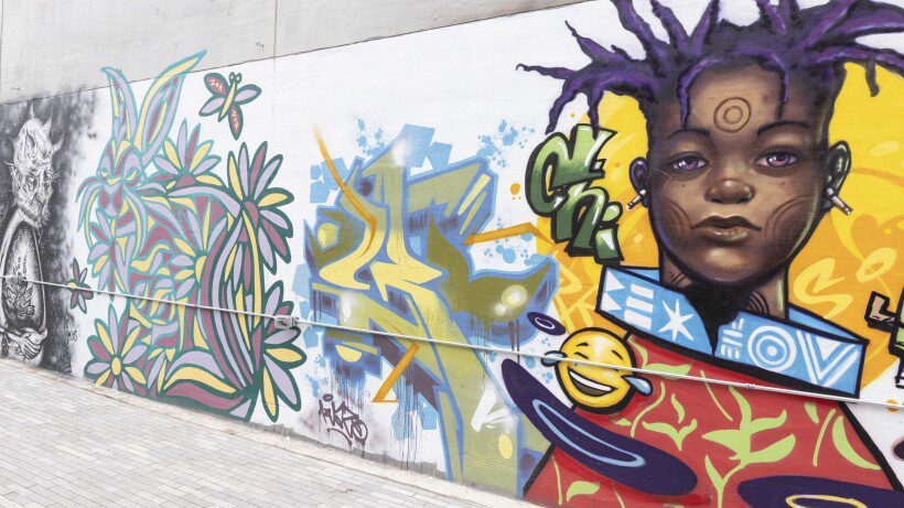 South Side artists' Chicago mural: Ramova Theatre's beer garden wall