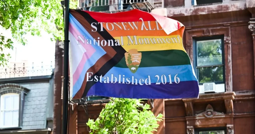 Trump administration removes Pride flag from iconic LGBTQ monument