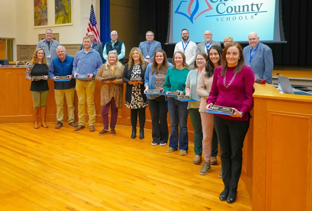 Cleveland County Schools honors new National Board Certified Teachers