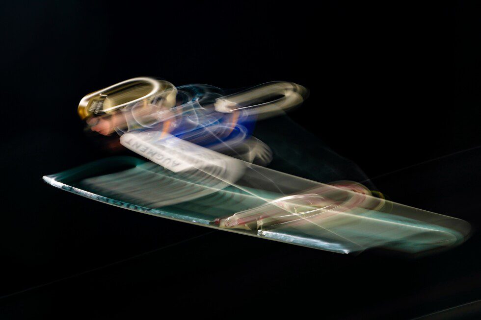 Capturing the Moment: Ski jumper's breathtaking leap