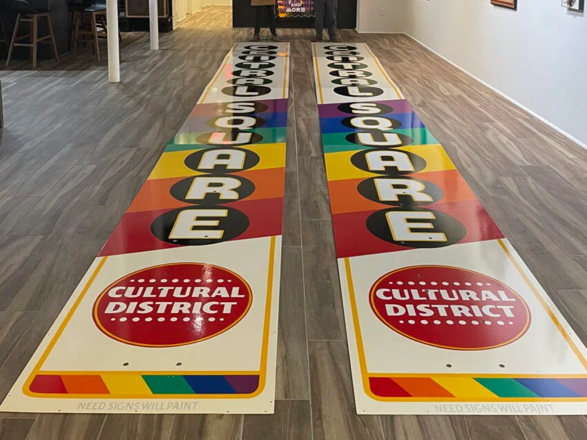Central Square Sign Rehab: Artists' Revamp & Return Celebration
