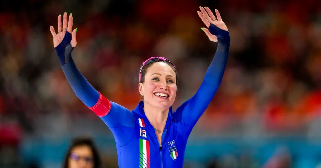 Francesca Lollobrigida's golden 35th birthday triumph in speed skating