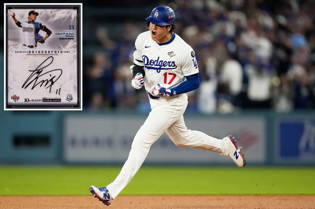 Rare Shohei Ohtani card sells for record sum