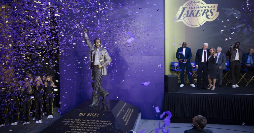 Pat Riley's statue: a Lakers icon's timeless tribute