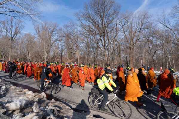 Monks' Peace Walk: Texas to DC Journey in Photos