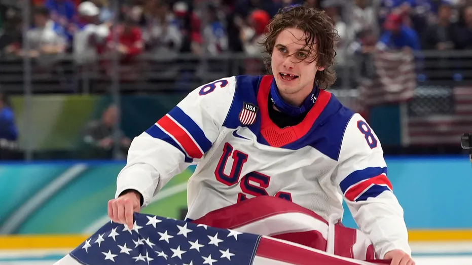 Team USA's Jack Hughes shares emotional message after Olympic victory