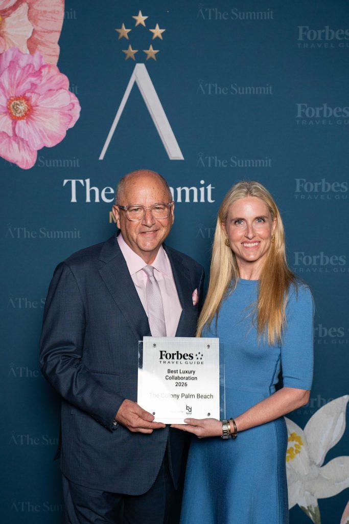Colony Hotel's Forbes Travel Guide win at The Summit in Monaco