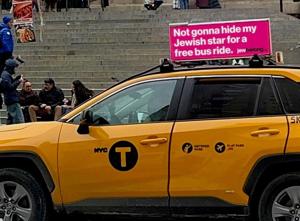 JewBelong's bold taxi campaign: antisemitism awareness censored in NYC