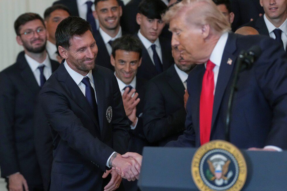 Messi and Inter Miami honored at White House for MLS Cup win
