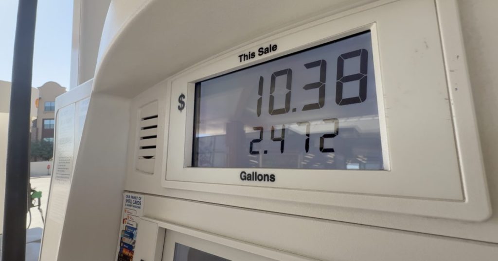 Gas prices topping $4 a gallon in the Valley