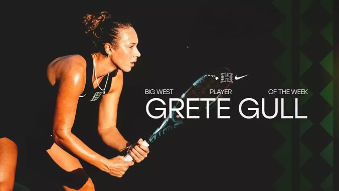 Grete Gull's standout week: singles, doubles victories earn first career award