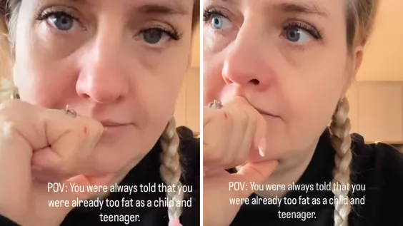 Woman's childhood photos reveal truth about being labeled 