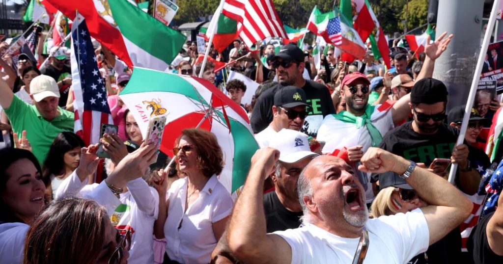 L.A.'s Iranian American community celebrates Khamenei's death in Westwood