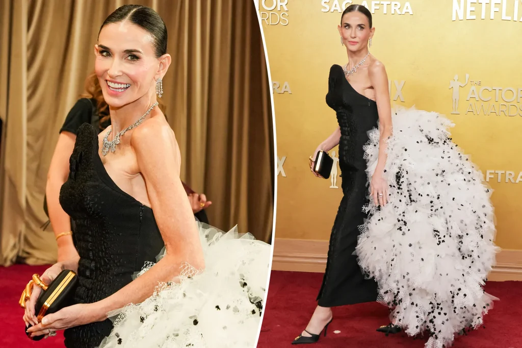 Demi Moore's show-stopping SAG Actor Awards 2026 red carpet look