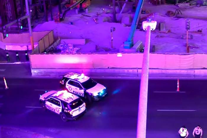Pedestrian critically injured after hit on Las Vegas Strip