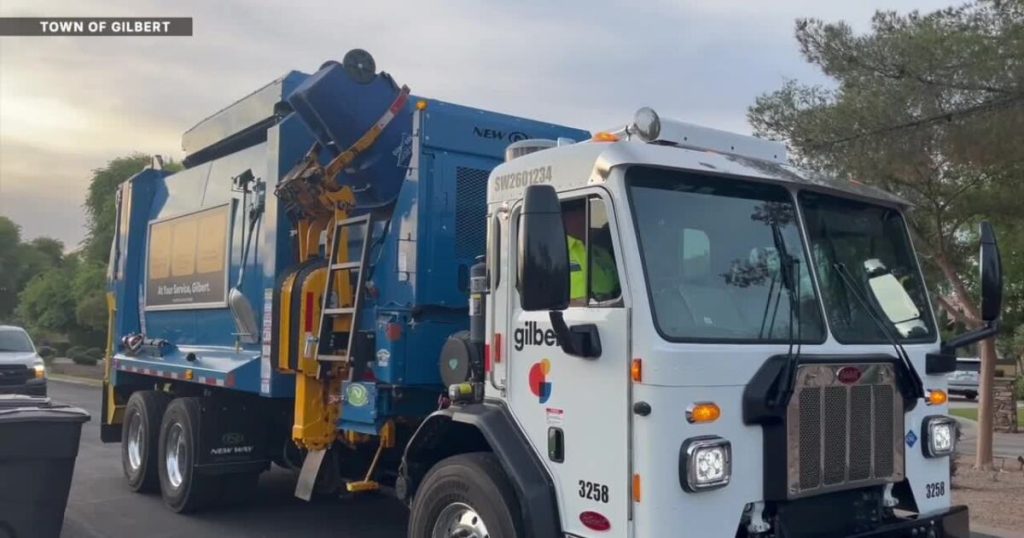 Gilbert warns after 6 trash truck fires