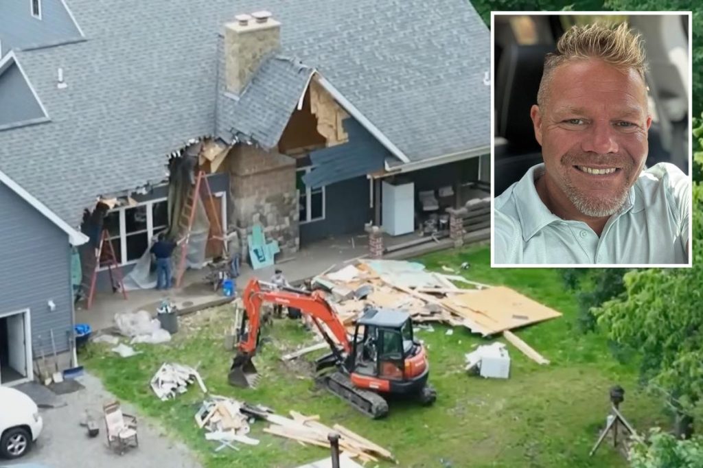 Eric Pierwsza, 48, Faces Charges After Excavator Destroys Family Home