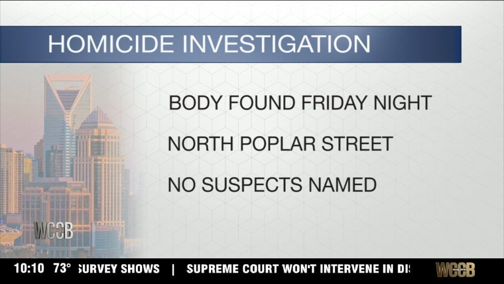 Uptown Charlotte Death Now Ruled a Homicide